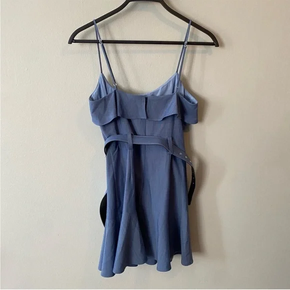 Lovers + Friends Blue Ruffle Mini Dress - Picture 7 of 10